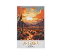 Arizona, Amérique，Puzzle en Bois 1000 Pieces Adultes Enfants Classique Jeu Cadeau（75x50cm）-AN1