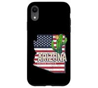 Arizona aux États Unis avec Carte Souvenir USA Vintage Coque pour iPhone XR