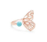 Arizona Bague ouverte en argent sterling 925 avec pierres précieuses pour la fête des mères, O 1/2, Pierre précieuse., Turquoise