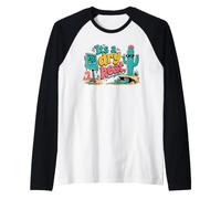 Arizona But It is a Dry Heat Saguaro Cactus Southwest Humour Manche Raglan