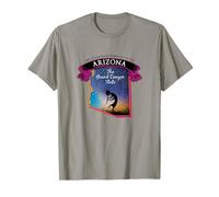 Arizona Carte d'État du Grand Canyon Ciel étoilé Souvenir T-Shirt