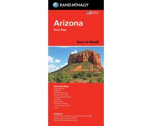 Arizona, carte facile à lire | Rand McNally