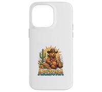 Arizona Desert Bear Western Sunset Vibes Coque pour iPhone 14 Pro Max