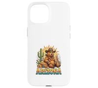 Arizona Desert Bear Western Sunset Vibes Coque pour iPhone 15