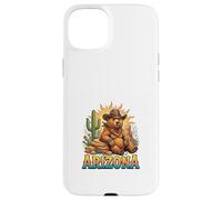 Arizona Desert Bear Western Sunset Vibes Coque pour iPhone 15 Plus