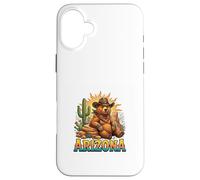 Arizona Desert Bear Western Sunset Vibes Coque pour iPhone 16 Plus