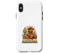 Arizona Desert Bear Western Sunset Vibes Coque pour iPhone X/XS