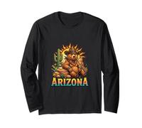 Arizona Desert Bear Western Sunset Vibes Manche Longue