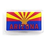 Arizona Drapeau Acrylique Petit réfrigérateur Collector's souvenir Aimant 5,1 x 3,2 cm