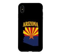 Arizona Drapeau Carte rétro Vintage Coque pour iPhone XS Max