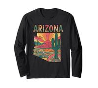 Arizona Flag t-Shirt - Arizona AZ State Pride Manche Longue