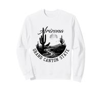 Arizona Grand Canyon State Roadrunner Desert Cactus Vintage Sweatshirt