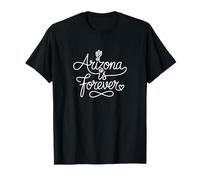 Arizona is Forever - Arizonan Patriotic Heart Line Art T-Shirt