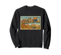 Arizona Poster Vintage rétro des années 50 Souvenir de Voyage Art Graphique Sweatshirt