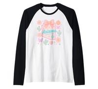 Arizona Preppy State Coquette Bow and Cactus Esthétique Manche Raglan