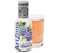 AriZona - Thé Blanc aux Myrtilles - Boisson 100% Plaisi 6 Bouteilles PET 500 ml