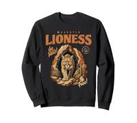 Arizona Wildlife Mountain Lion Lionne se déchaîne, Soyez Libre Sweatshirt