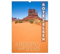 ARIZONE ET UTAH Roches rouges, Version française (Calendrier mural 2026 DIN A3 portrait), Calendrier CALVENDO mensuel