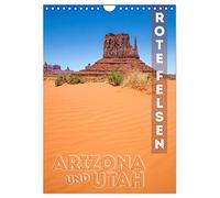 ARIZONE ET UTAH Roches rouges, Version française (Calendrier mural 2026 DIN A4 portrait), Calendrier CALVENDO mensuel