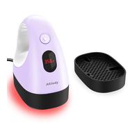 ARJudy Mini Presse à Chaud Portable, Presse à Repasser avec Affichage LED, 3 Réglages de Température, Base Isolante de Sécurité, Idéale pour Travaux Manuels, T-shirts, Chapeaux, Vinyle HTV (Violetta)