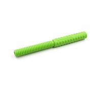 ARK Bite Tube - Outil à mâcher sensoriel en silicone - Tube à mâcher creux avec 2 diamètres et texture - 3 niveaux de dureté - Sans BPA - Avec guide pratique Logostar (vert)