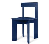 Ark Dining Chair Chaise Ferm Living hêtre laqué bleu - 5704723286882