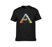 Ark Survival Evolved Men Black Cotton T-Shirt Print Tee Shirts L