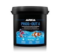 Éliminateur de phosphates Aquarium - Microbe-Lift Phos-Out 4 Granulés 20 L - absorbe PO4, silicates & colorants - Filtre Fer hydroxydé pour Eau Douce & Marine - pH Neutre, avec Sachet