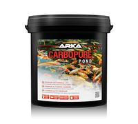 ARKA Pond Carbopure - 11,5 kg - Charbon Actif de première qualité pour Une Eau de Bassin limpide, élimine efficacement la turbidité et Les toxines.