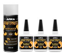 ARKA Superglue Kraftprotz - Lot de 3 + Activateur