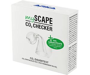ARKA Testeur CO2 Aquarium mySCAPE-CO2 Checker avec 15 ML indicateur - Test Permanent avec Code Couleur - contrôle précis CO2 Plantes - Indispensable pour aquascaping Eau Douce