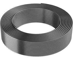 ARKA Tuyau PVC - 12/16 mm, Gris, Tuyau flexible robuste pour applications multiples, idéal pour l'aquarium, l'étang et l'atelier