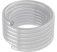 ARKA Tuyau PVC - 12/16 mm, Transparent - Tuyau Flexible Durable pour de Multiples Applications, Transparent pour Une Installation discrète dans Les Aquariums et Les bassins