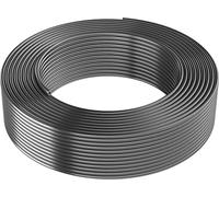 ARKA Tuyau PVC - 16/22mm, Gris - Tuyau Flexible Polyvalent et Robuste pour Les Aquariums, Les bassins et Les ateliers, Durable et Flexible