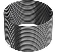 ARKA Tuyau PVC - 4/6 mm, 5 m, gris - Tuyau flexible et durable, idéal pour de multiples applications dans les aquariums, les bassins et les ménages.