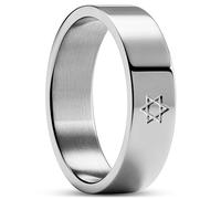 Arkai Bague Trendhim pour homme | Étoile de David dorée | Acier inoxydable 316L et revêtement en nitrure de titane | Conçue au Danemark | Finition polie | Or, 67mm, Métal, Aucune pierre précieuse