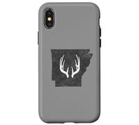 Arkansas AR Deer Hunting Shed Antlers Design Coque pour iPhone X/XS