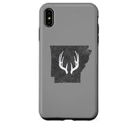 Arkansas AR Deer Hunting Shed Antlers Design Coque pour iPhone XS Max