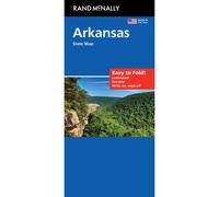 Arkansas, carte facile à plier | Rand McNally