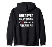 Arkansas Où Que Je puisse me déplacer, Mon cœur Reste en Arkansas Sweat à Capuche