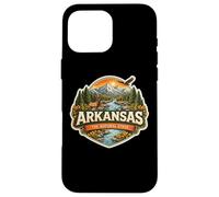 Arkansas The Natural State Souvenir Visiteur Souvenir Voyage Coque pour iPhone 16 Pro Max