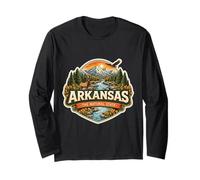 Arkansas The Natural State Souvenir Visiteur Souvenir Voyage Manche Longue