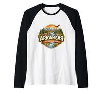 Arkansas The Natural State Souvenir Visiteur Souvenir Voyage Manche Raglan