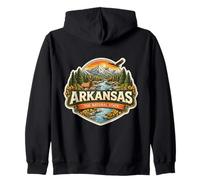Arkansas The Natural State Souvenir Visiteur Souvenir Voyage Sweat à Capuche