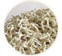 ARKANSIA - 10 Kg Papier Froissé Déchiqueté pour Remplissage Boîte Cadeau & Panier Garni - Frisure Kraft, Calage, Protection, Décoration, Mariage, Fête, Anniversaire, Naissance (Ivoire, 10 Kg)