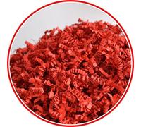 ARKANSIA - 10 Kg Papier Froissé Déchiqueté pour Remplissage Boîte Cadeau & Panier Garni - Frisure Kraft, Calage, Protection, Décoration, Mariage, Fête, Anniversaire, Naissance (Rouge, 10 Kg)