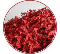 ARKANSIA - 2.5 Kg Papier Froissé Déchiqueté pour Remplissage Boîte Cadeau & Panier Garni - Frisure Kraft, Calage, Protection, Décoration, Mariage, Anniversaire, Naissance (ROUGE GROSEILLE, 2.5 Kg)