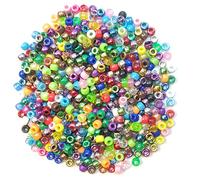 arkCRAFT - Assortiment de perles 4 en 1 avec perles nacrées, pailletées, métallisées et brillantes - PK-1000
