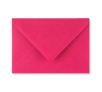 ArkCRAFT Lot de 25 enveloppes 100 g/m² Format C6 Rose fuchsia 114 mm x 162 mm