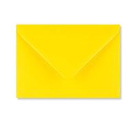 arkCRAFT Lot de 25 enveloppes C6 de qualité supérieure 100 g/m² 114 mm x 162 mm (jaune jonquille)